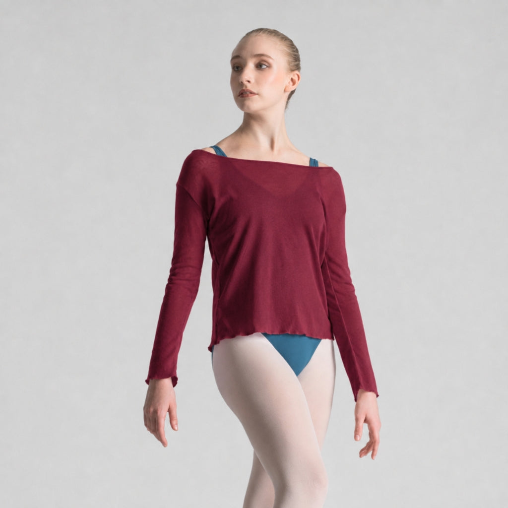 RUBY Long Sleeve Boatneck Shirt
