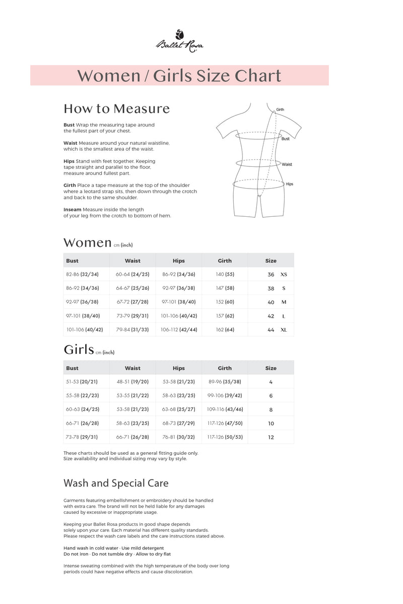Size Guide Ladies