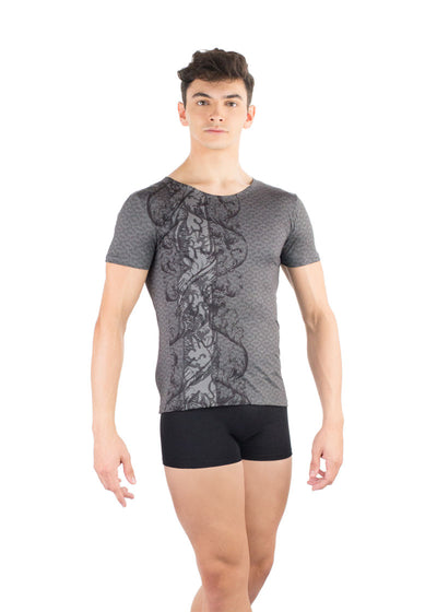 ABRAX Printed Round Neck T-shirt