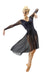 LUMI Split Front Pull On Long Skirt
