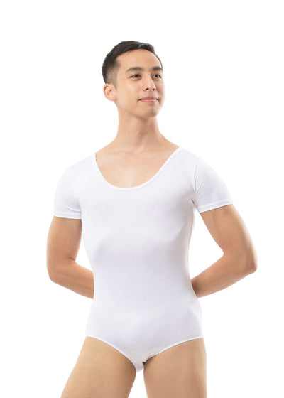 YURI Round Neck Short Sleeve Leotard