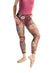 ZELDA Mesh Ankle Length Leggings with Elastic Waistband
